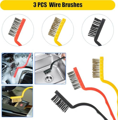 Kit de cepillo de limpieza de coche de 26 piezas - Herramien