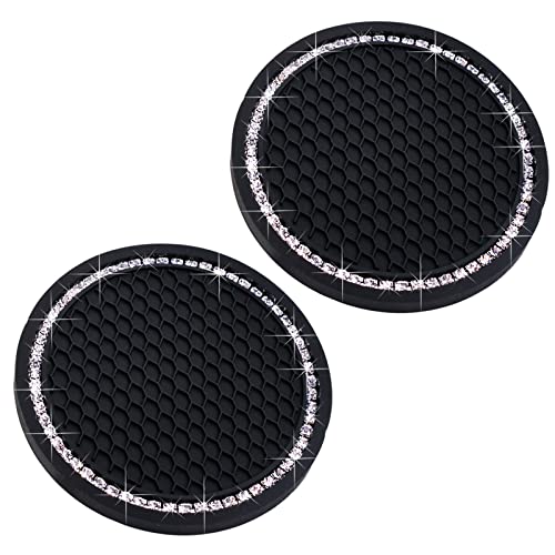 Portavasos para automóvil, portavasos con brillantes accesor