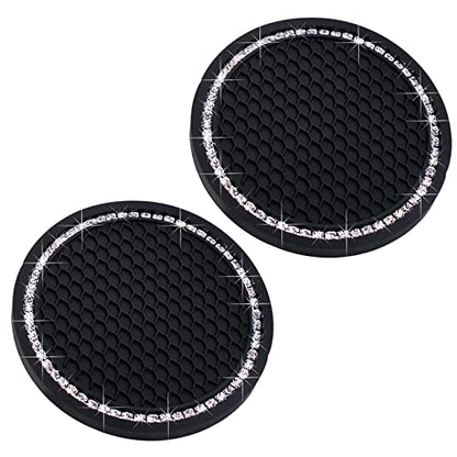 Portavasos para automóvil, portavasos con brillantes accesor