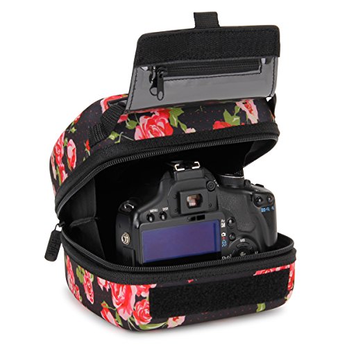 USA Gear Funda para cámara DSLR con carcasa rígida de EVA mo