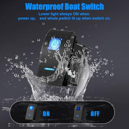 Panel de interruptor de barco marino impermeable, interrupto