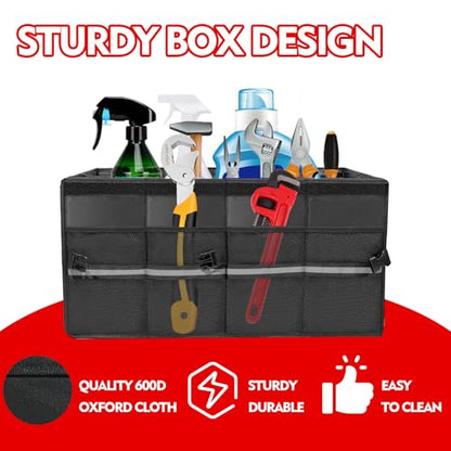 Organizador de maletero de automóvil, organizador plegable d