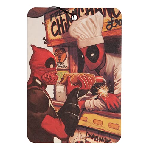 Plasticolor 005632R01 Marvel Deadpool Ambientador de 2 lados