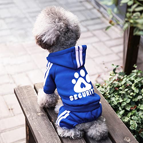 Sudadera con capucha para perro, ropa de seguridad de 4 pata