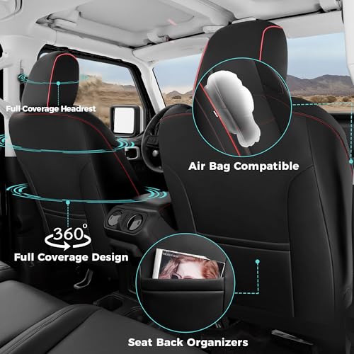 Juego completo de fundas de asiento para Jeep Gladiator 2020
