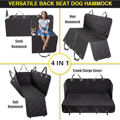 Meadowlark Funda de asiento de coche para perro con hamaca d
