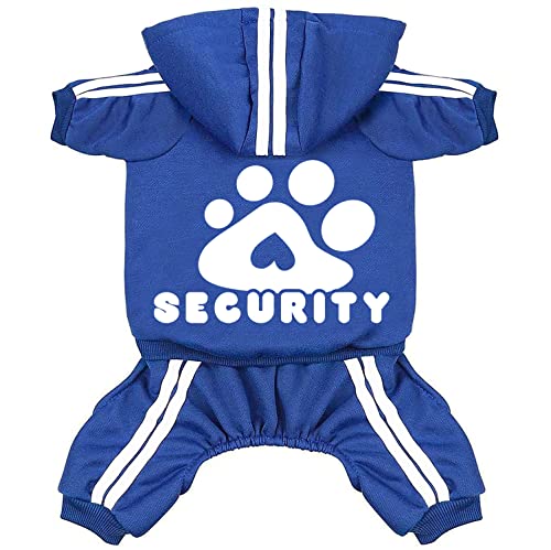 Sudadera con capucha para perro, ropa de seguridad de 4 pata