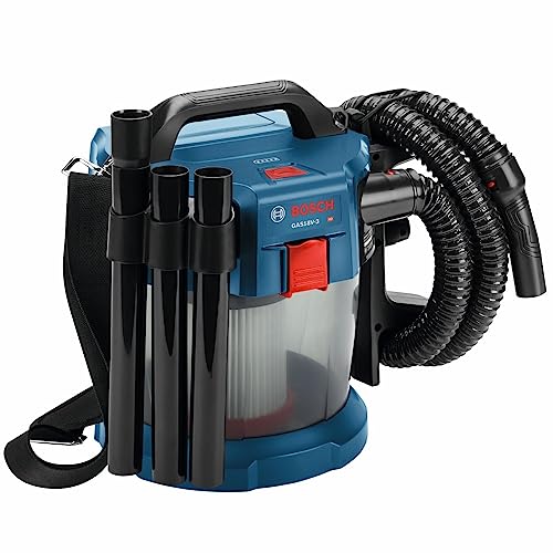 BOSCH GAS18V-3N - Aspiradora húmeda/seca de 18 V y 2.6 galon