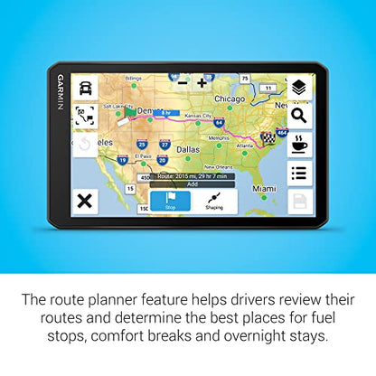 Garmin dēzl™ OTR710, navegador GPS grande y fácil de leer pa