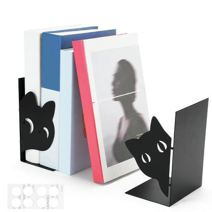 Zoyiancy Sujetalibros decorativos de metal únicos para estan