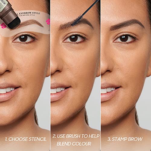 Kit de plantillas para cejas, kit de plantillas de cejas de