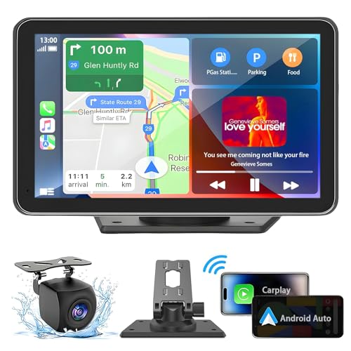 Pantalla Carplay portátil para automóvil, Carplay inalámbric