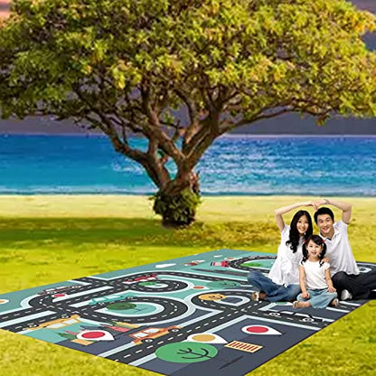 Alfombra de juegos para niños, alfombra de vida urbana ideal