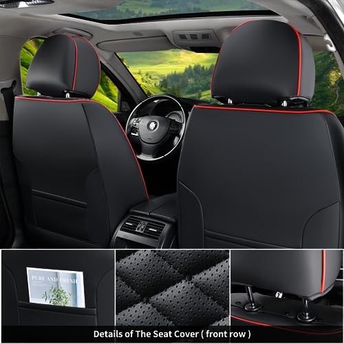 Coverado Juego completo de fundas de asiento, fundas de asie