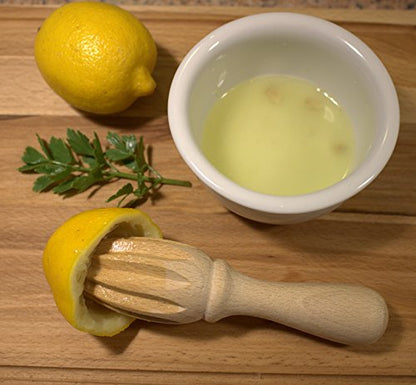 efo Exprimidor de limón de madera - Exprimidor de cítricos y