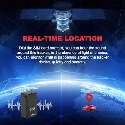 Rastreador GPS para vehículos sin suscripción, mini localiza