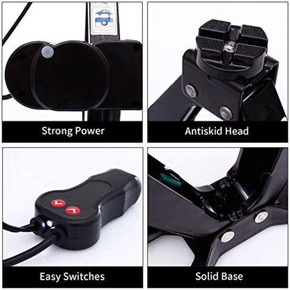 Gato eléctrico para coche – Gato de tijera de coche de 12 V