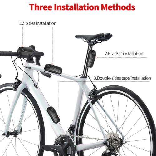 Alarma antirrobo para bicicleta con control remoto, alarma a