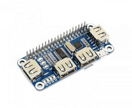 USB a UART a bordo 4 puertos USB HUB HAT para Raspberry Pi Z
