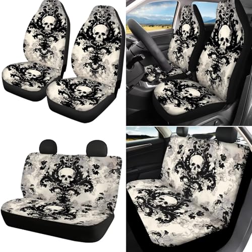 Buybai Juego completo de fundas de asiento de coche de calav