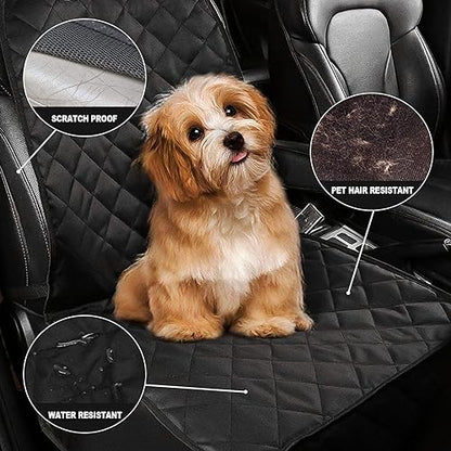 Pet Deluxe Fundas de asiento para perros para automóviles, S