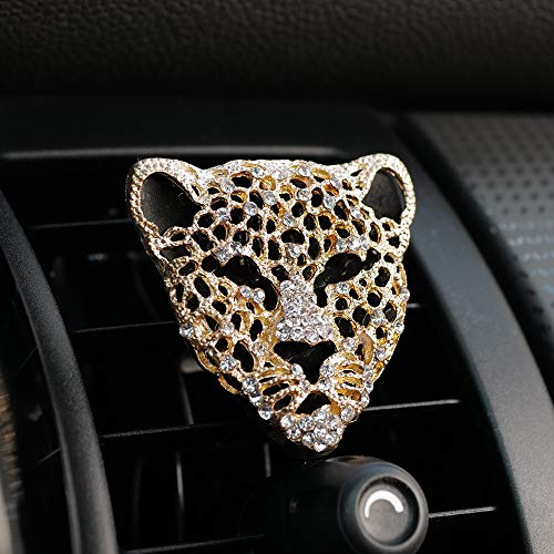 ADR. Bling Leopard Ambientador Clip de ventilación para acce