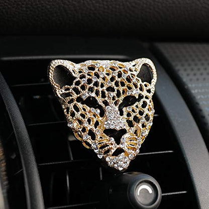 ADR. Bling Leopard Ambientador Clip de ventilación para acce