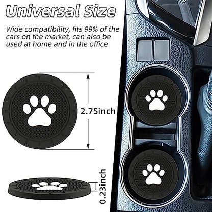 Kewucn 4 posavasos para automóvil, 2.75 pulgadas, lindo posa