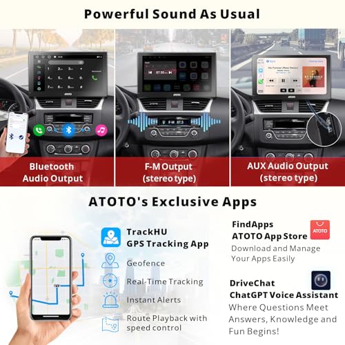 ATOTO P907PR-S3 - Receptores de medios digitales QLED Androi