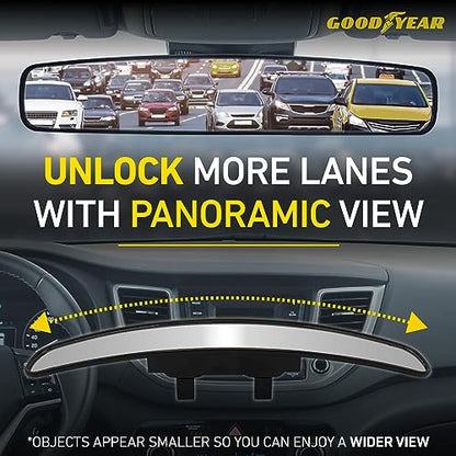 Goodyear Espejo retrovisor panorámico de 17 pulgadas – Espej