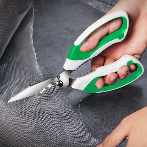Tijeras de utilidad resistentes: tijeras afiladas multiusos,