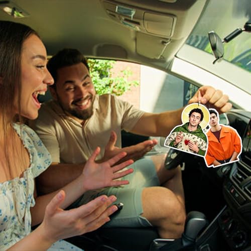 Ambientador divertido para automóvil, 4 pulgadas, aroma de a