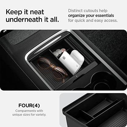 Spigen Bandeja organizadora de consola central diseñada para