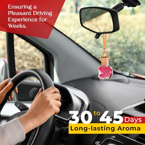 Kabod Ambientador colgante para automóvil, con flores, 0.3 f