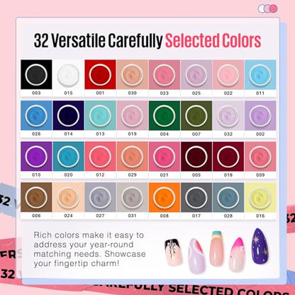 MEFA 6 Color Dip Powder Set - polvo para uñas acrílicas set