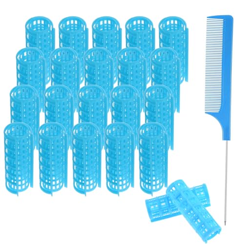 ZMD 20 rodillos de plástico para el cabello, de 0.98 pulgada