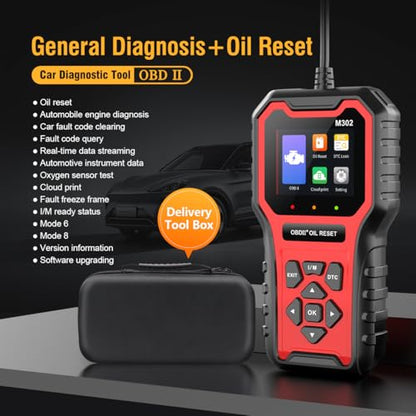 OBD2 M302 Herramienta de escaneo de diagnóstico de automóvil