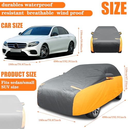 Riakrum Funda completa impermeable para la mayoría de las co