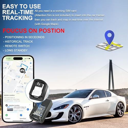 Rastreador GPS para vehículos, mini dispositivo de seguimien