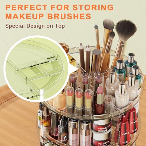 Organizador de maquillaje giratorio, 7 capas ajustables, org