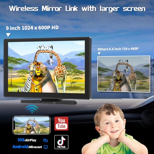 Spedal CL811 - Pantalla de juego para automóvil con cámara d