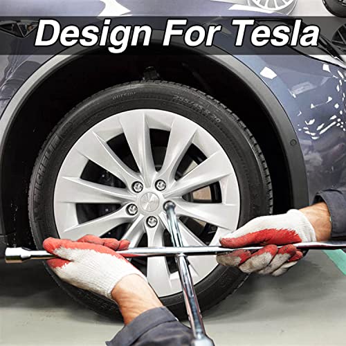 KIKIMO Cerraduras de rueda para Tesla para el modelo S/3/X/Y