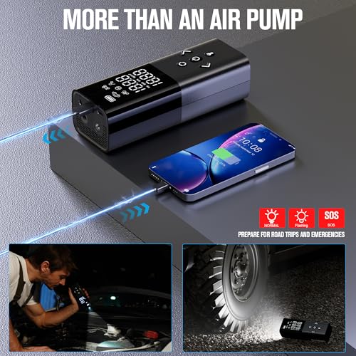 GOOLOO Inflador de neumáticos AP150 Compresor de aire portát