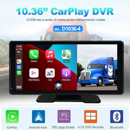 Sistema de cámara de respaldo 4K RV&Semi-Truck 4CH Dash Cam