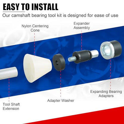 Cam Bearing Removal and Installation Tool Set, Camshaft Bear