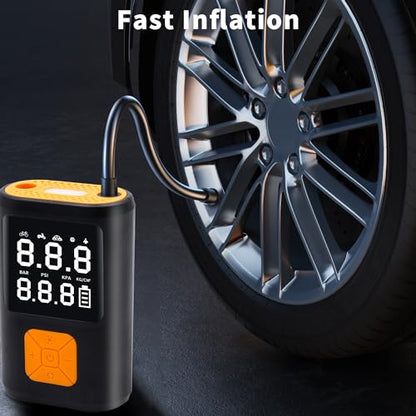 Tire Inflator Portable Air Compressor, 150PSI Cordless Smart