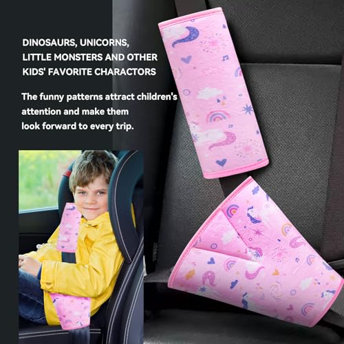 Juego de almohadillas de correas de asiento de automóvil súp