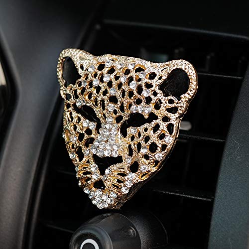 ADR. Bling Leopard Ambientador Clip de ventilación para acce