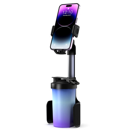 Soporte de teléfono 2 en 1 ajustable para automóvil, soporte