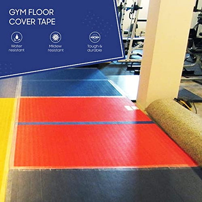 ® Cinta de vinilo transparente para suelo de gimnasio de alt